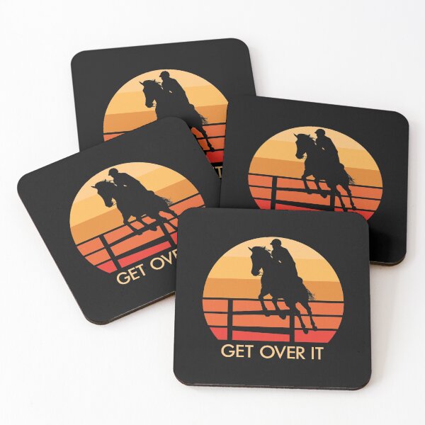 Item preview, Retro Vintage Equestrian - Get Over It designed and sold by EstelleStar.