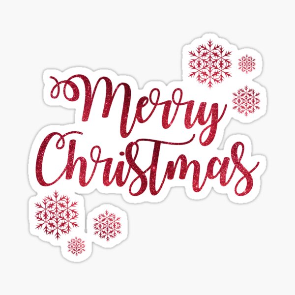 Merry chrismas Sticker