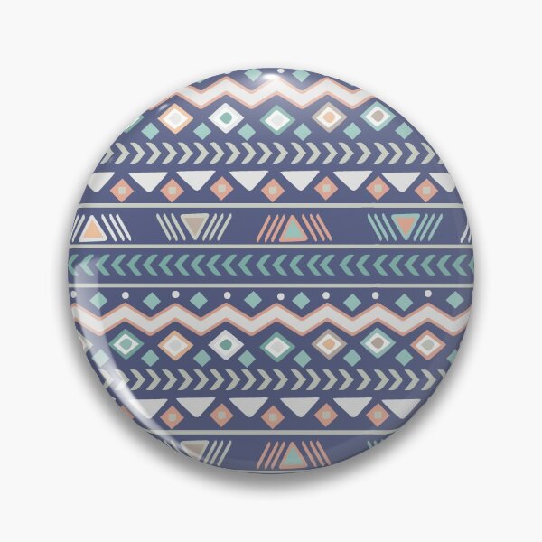 Item preview, Navy Blue Tribal Boho Print designed and sold by aibilo.