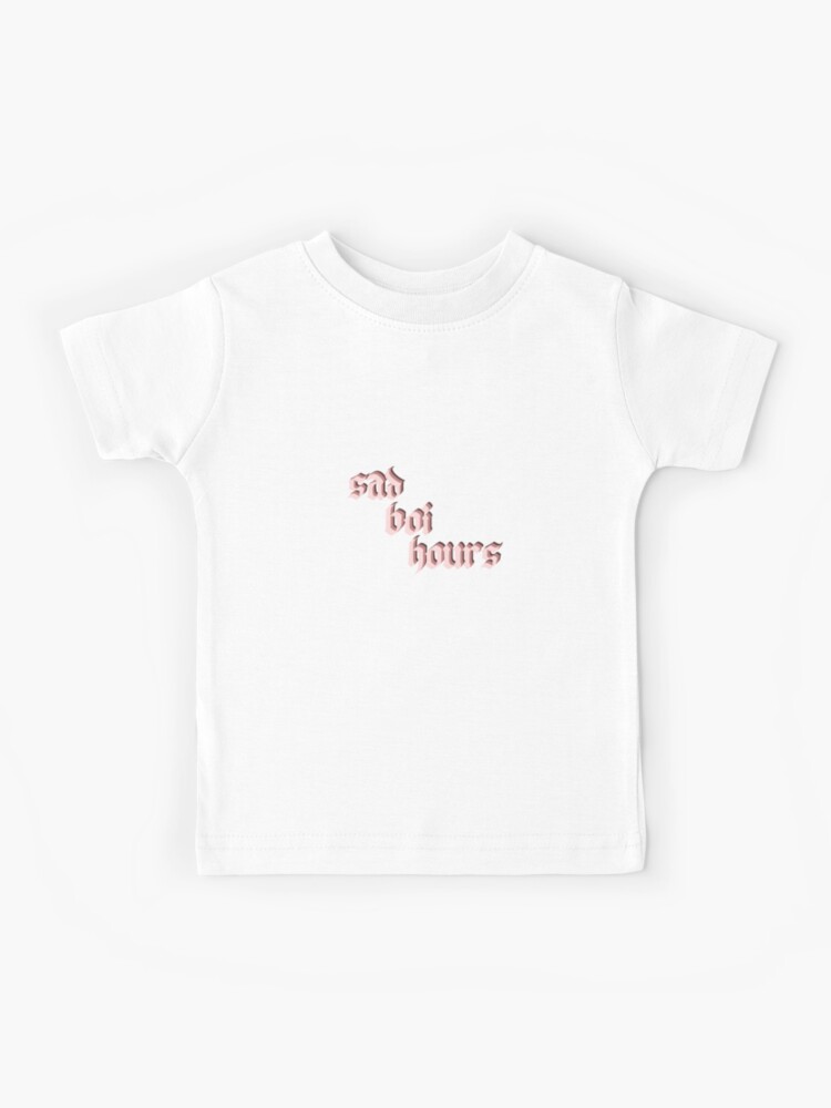 Sad Boi Hours Kids T Shirt By Aamunkoi Redbubble - sad t shirt roblox