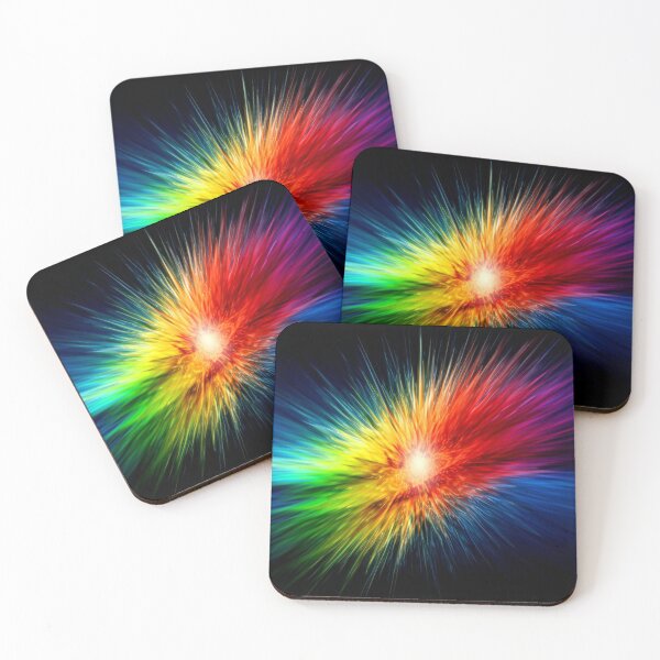 Item preview, Abstract Rainbow Color Splash Face Mask designed and sold by aventi24.