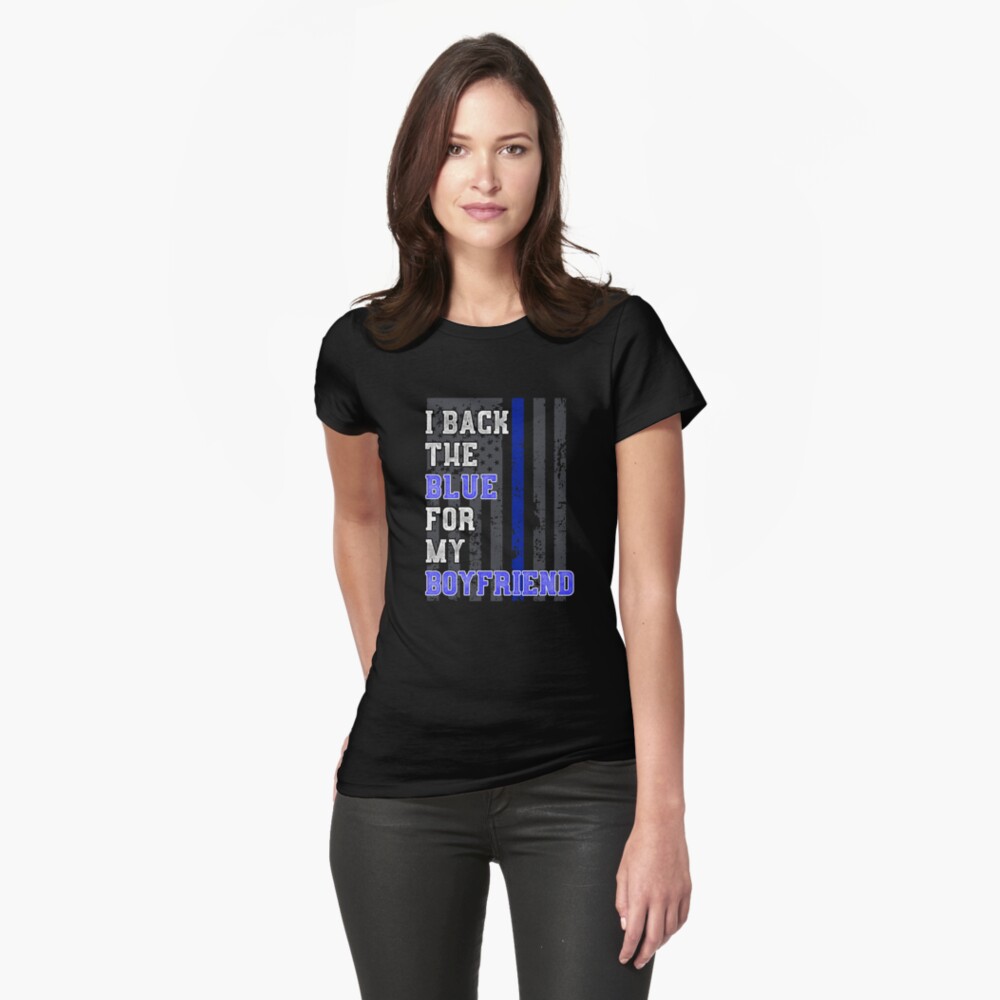 Sexy Police Officer Tshirt – I Love My Cop, Thin Blue Line, Police Officer  G