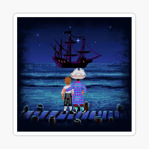 Guybrush & Stan (Monkey Island) Sticker