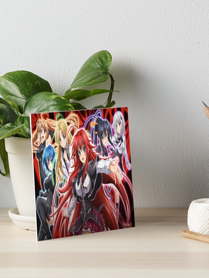 High School DxD Anime Main Characters Art Board Print for Sale by