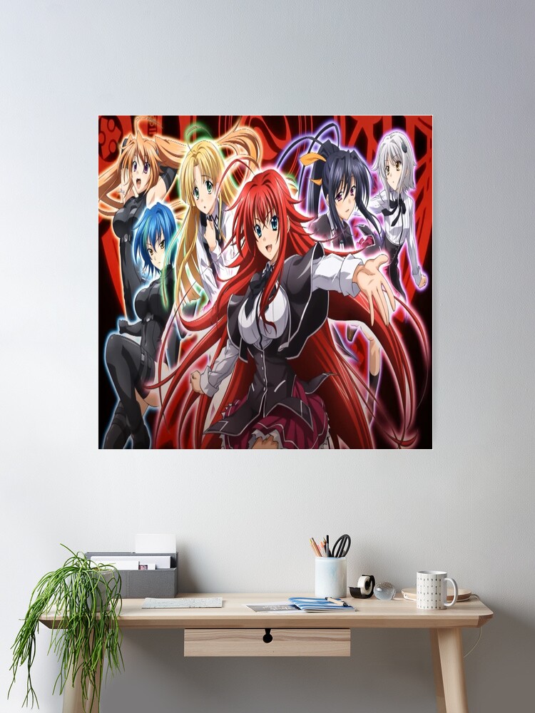 High School DxD Wall Scroll Group – Collection Affection