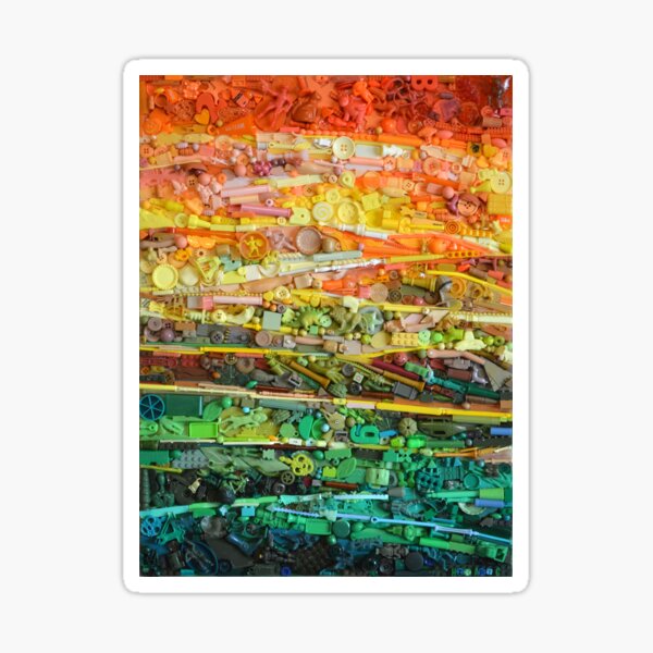 abstract landscape Sticker