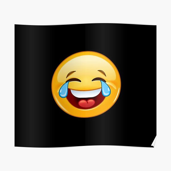 Laughing Emoji Posters | Redbubble