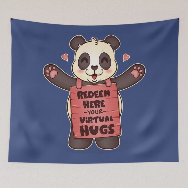 Item preview, REDEEM HERE YOUR VIRTUAL HUGS designed and sold by Skullpirates.