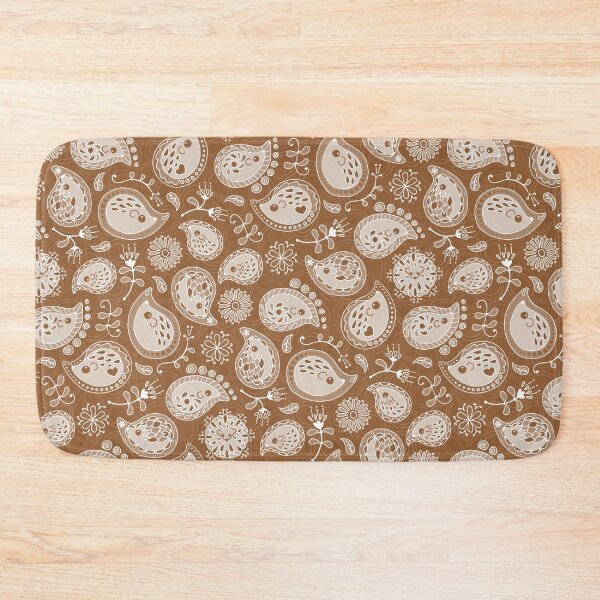 Item preview, Hedgehog Paisley_Moka designed and sold by miavaldez.