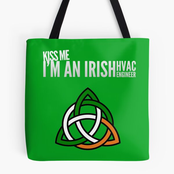 Item preview, Kiss Me I'm an Irish HVAC Engineer Ireland Tech designed and sold by theHVACgang.