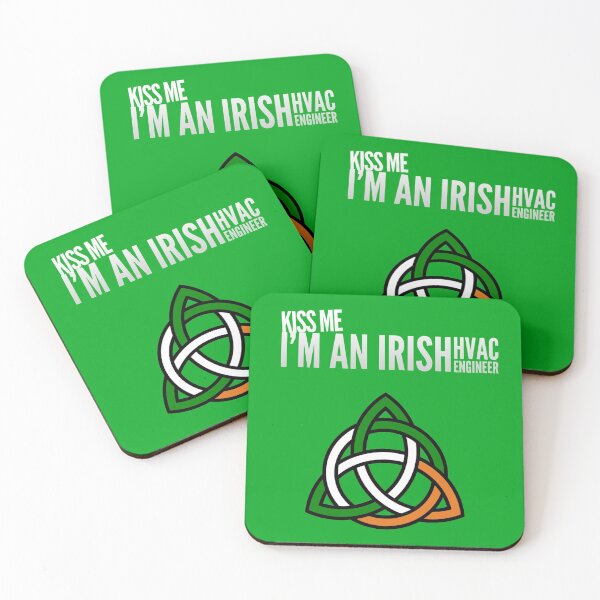 Item preview, Kiss Me I'm an Irish HVAC Engineer Ireland Tech designed and sold by theHVACgang.