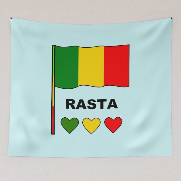 Item preview, flag color rasta green yellow red designed and sold by loiret1958.