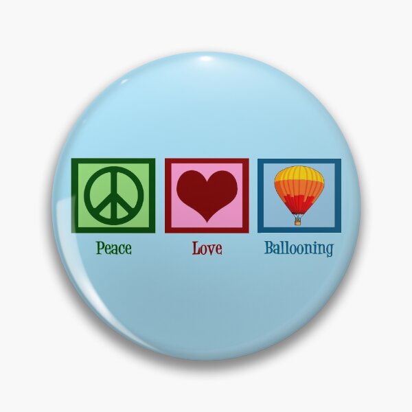 Item preview, Peace Love Ballooning | Hot Air Balloon designed and sold by Epic Love Designs.