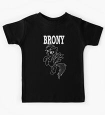 BRONY - RD (Black) Kids Tee