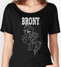 BRONY - RD (Black) Women's Relaxed Fit T-Shirt