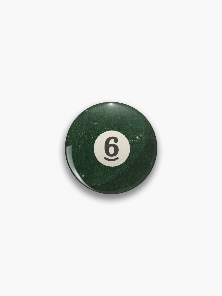 Billiards 6 Ball Pin for Sale by ImagineThatNYC