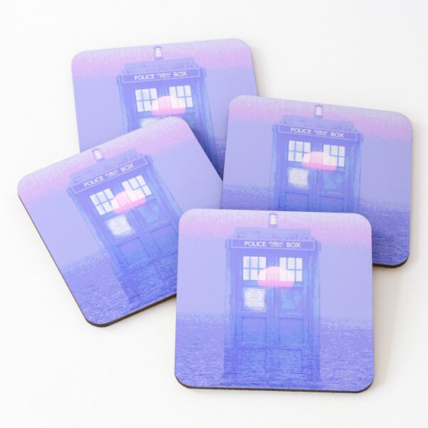 Item preview, Police box sunset designed and sold by AUTISM ODYSSEYS.