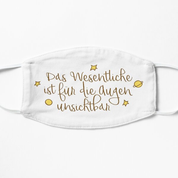 Das Wesentliche ist für die Augen unsichtbar Maske