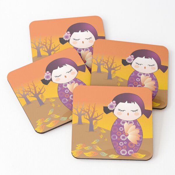 Item preview, Kokeshi Autumn designed and sold by Pendientera.
