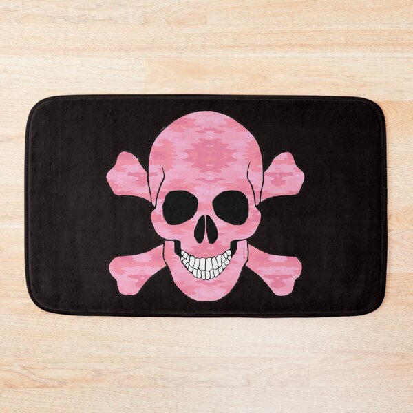 Item preview, Pink Camouflage Skull And Crossbones designed and sold by Atteestude.