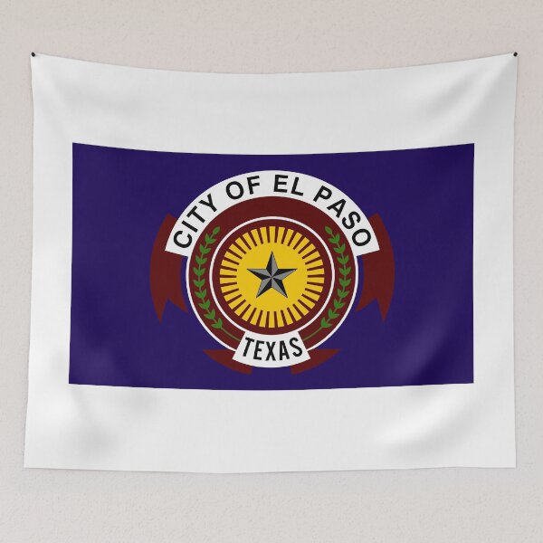 Item preview, el paso city flag designed and sold by tony4urban.