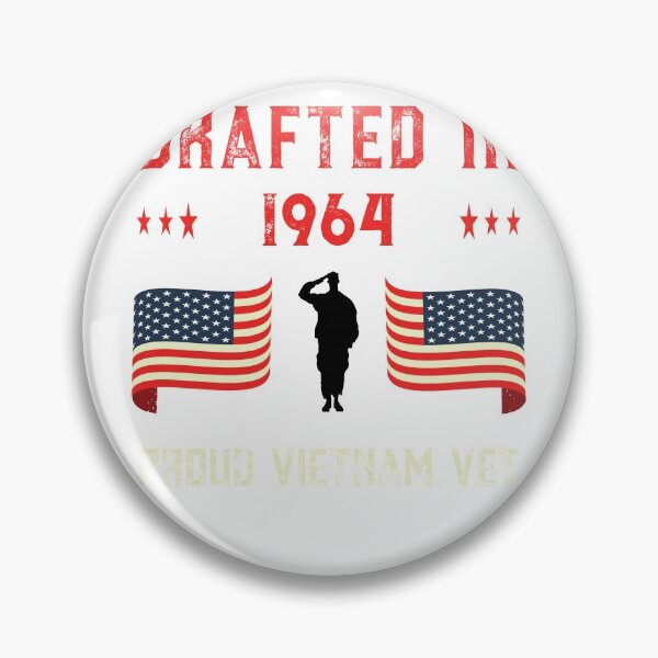 Item preview, Mens Vietnam Veteran Drafted 1964 Draft War Proud American Flag Premium design designed and sold by CreatedByHeidi.