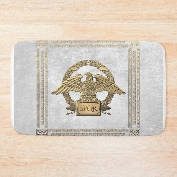 Item preview, Roman Empire - Gold Roman Imperial Eagle over White Velvet designed and sold by Serge Averbukh Art Studio.