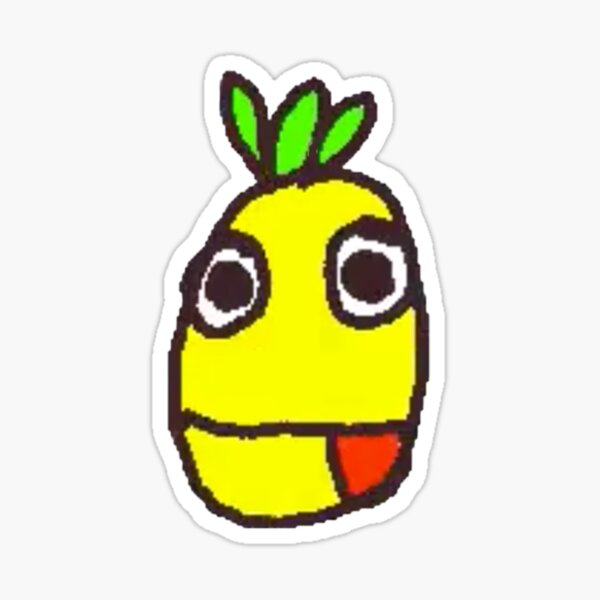 I am a Pineapple! Pineapple character Sticker