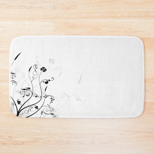 Item preview, Black/White Floral Design designed and sold by Mad Monkey Shop.