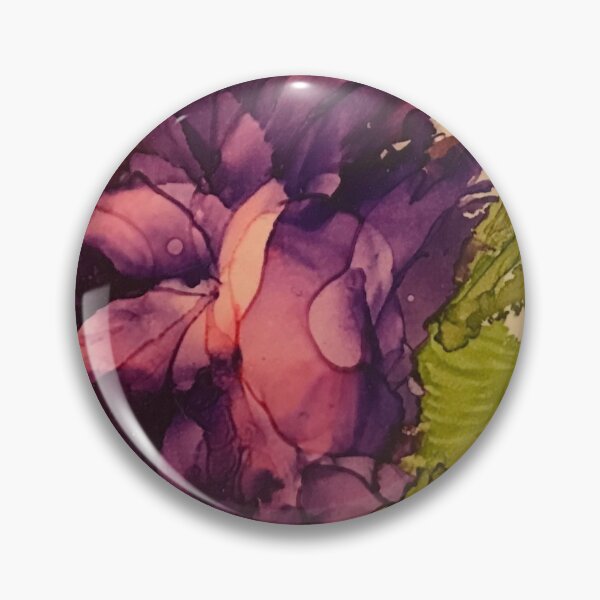 Item preview, Blowy alcohol ink flower.  designed and sold by Gill Barrett Art.