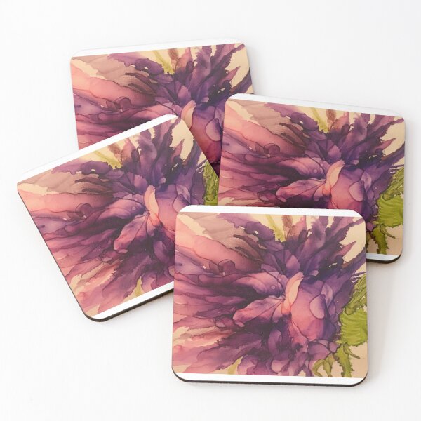 Item preview, Blowy alcohol ink flower.  designed and sold by Gill Barrett Art.