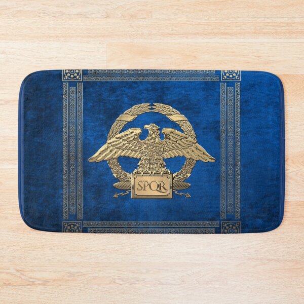 Item preview, Roman Empire - Gold Roman Imperial Eagle over Blue Velvet designed and sold by Serge Averbukh Art Studio.