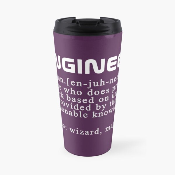 Meaning of the word "engineer" Travel Mug