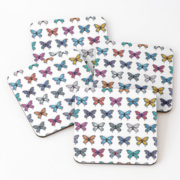 Item preview, Butterfly Dreams Wide on white background designed and sold by AxeLeon Patterns.