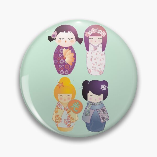 Item preview, Kokeshis Seasons designed and sold by Pendientera.