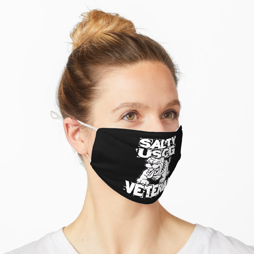 Salty Dog USCG Veteran Design by MbrancoDesigns Mask