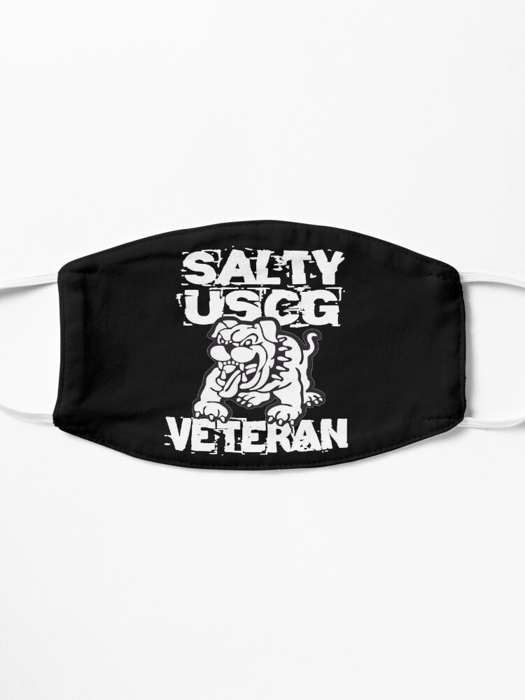 Alternate view of Salty Dog USCG Veteran Design by MbrancoDesigns Mask