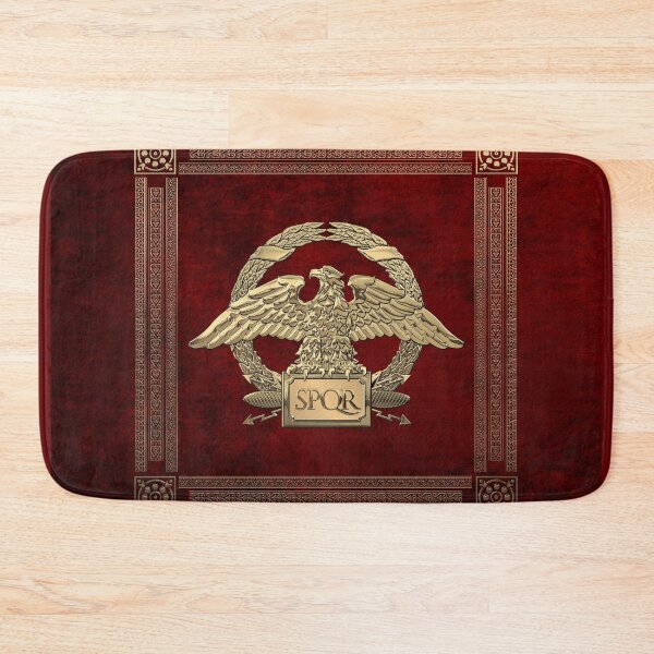 Item preview, Roman Empire - Gold Roman Imperial Eagle over Red Velvet designed and sold by Serge Averbukh Art Studio.