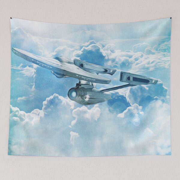 Item preview, Star Ship in Clouds designed and sold by orionlodubyal.
