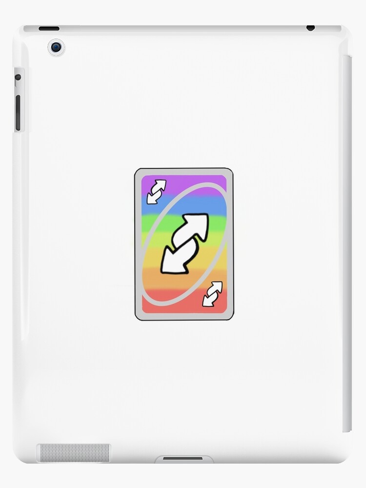 ace pride uno reverse card | iPad Case & Skin