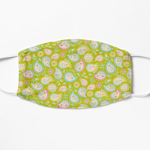 Hedgehog Paisley_Colors and Green Mask