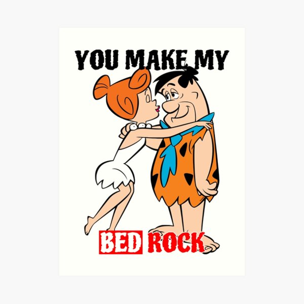 fred and wilma flintstone in bed