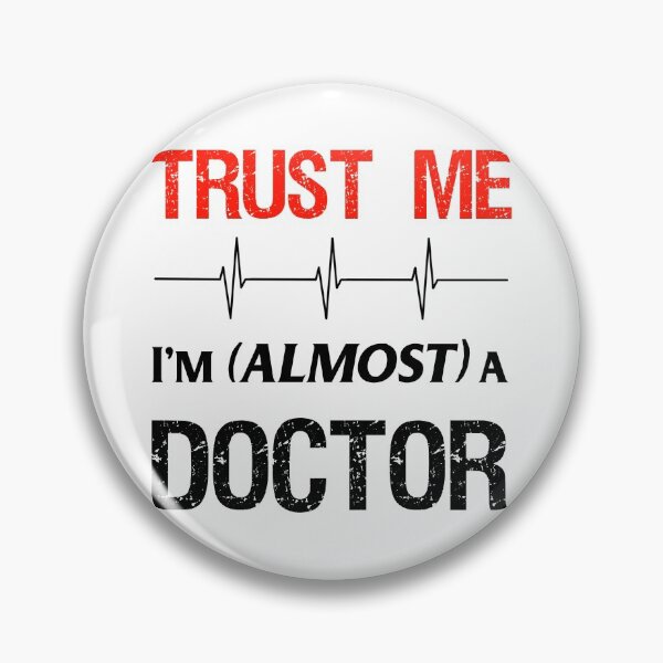 Artikelvorschau, Medizinstudent Geschenk Geschenk Doktor Lustig Vertrau mir Zitat Premium Design entworfen und verkauft von CreatedByHeidi.