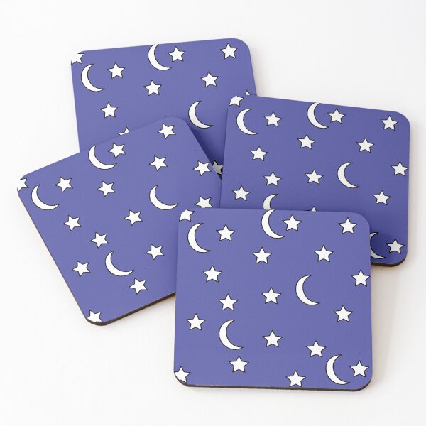 Item preview, Moon and Stars Pattern designed and sold by FandomTrading.
