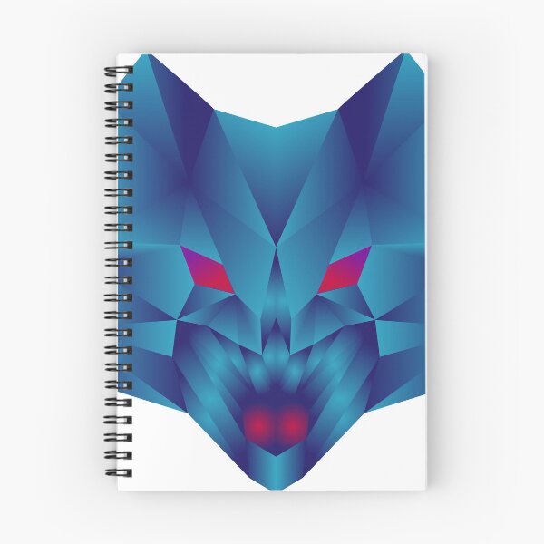 Item preview, Low Poly Gradient Wolf designed and sold by AxeLeon Patterns.