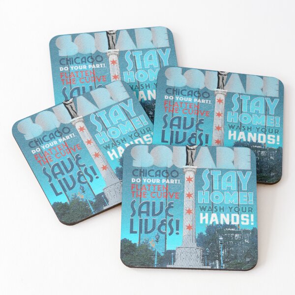 Item preview, Stay Home Chicago - Logan Square designed and sold by WiseLikeStudios.