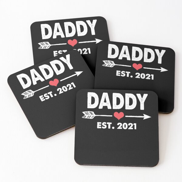 Item preview, Daddy Est 2021 Funny Fathers Day Gifts Promoted To Dad Est. 2021 Future New Dad Baby Gift designed and sold by smtworld.