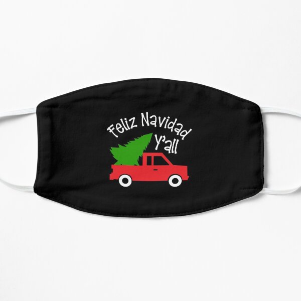 Feliz Navidad Quote Christmas Truck Spanish Hispanic Pride Flat Mask