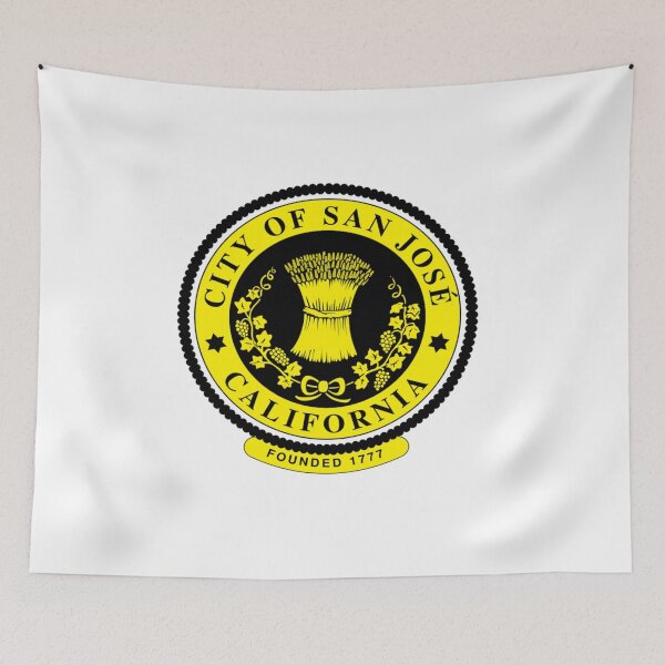Item preview, City of San Jose, California Badge Founded 1777 designed and sold by TheGreekGuy.