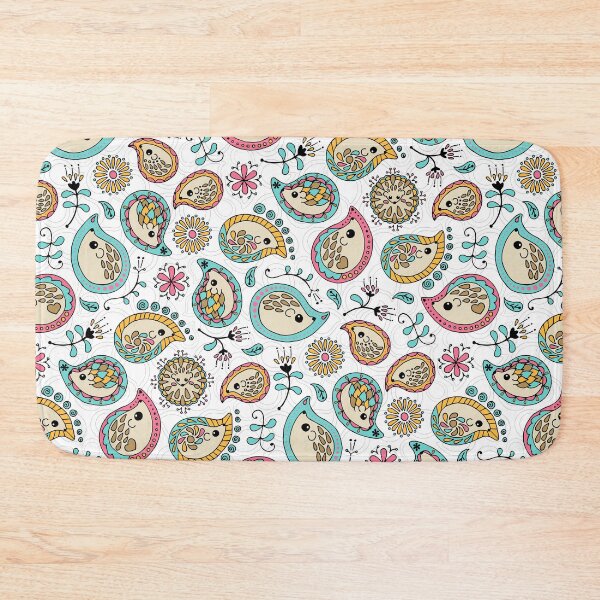 Item preview, Hedgehog Paisley_Colors designed and sold by miavaldez.